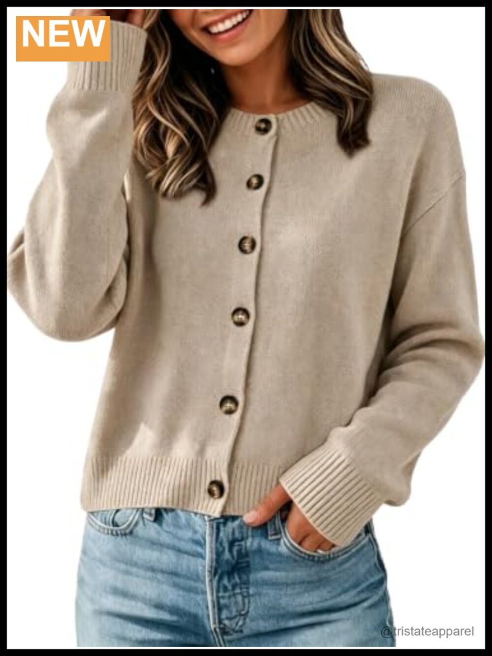 Womens Cropped Cardigan Sweaters Open Front Knitwear